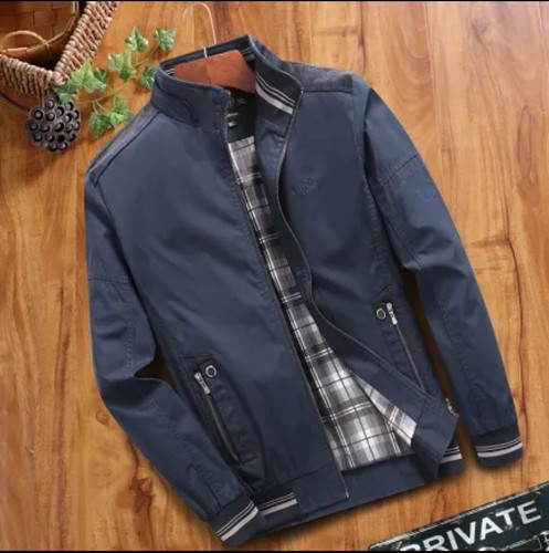 Thin Baggy Casual Jacket Men (blue) - Bild 2 von 2