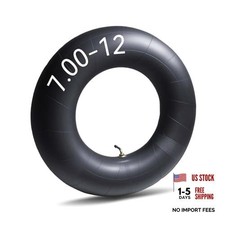 7.00-12, 7.00R12 Inner Tube with Bent Valve Stem for Lawn Garden Tractors