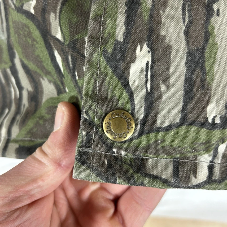 Vintage Cabelas GoreTex Realtree Camo Jacket Mens Large Tall Made in USA Hunting - Image 3 of 4