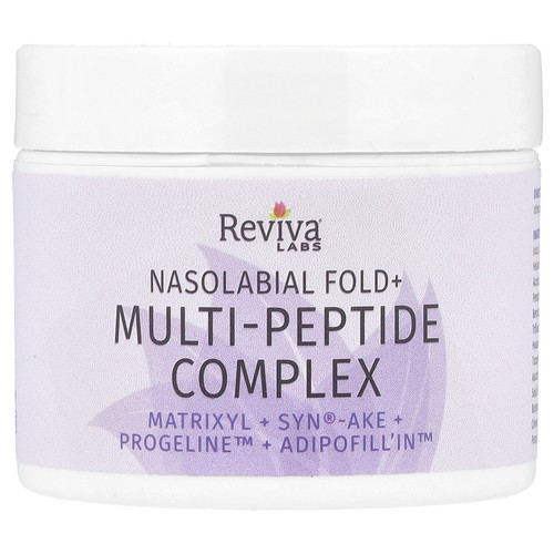 Reviva Labs Nasolabial Fold  Multi-Peptide Complex 2 oz 55 g Cruelty-Free,