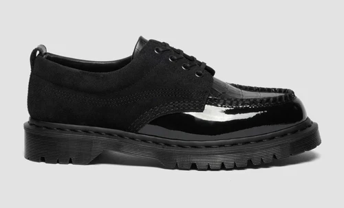 BEAMS × Dr.Martens Lowell 4-Eye Shoes Black 43026001 | eBay