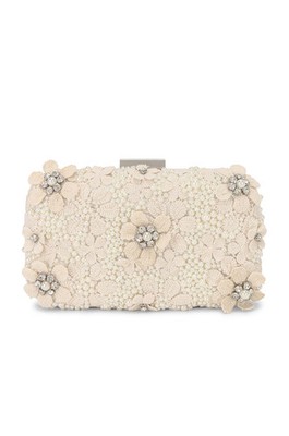olga berg Beth Encrusted Pod Style Clutch
