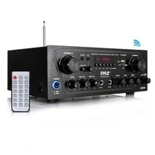 Bluetooth Audio Amplifier, 2-Ch. Source Stereo Receiver System, PTA24BT