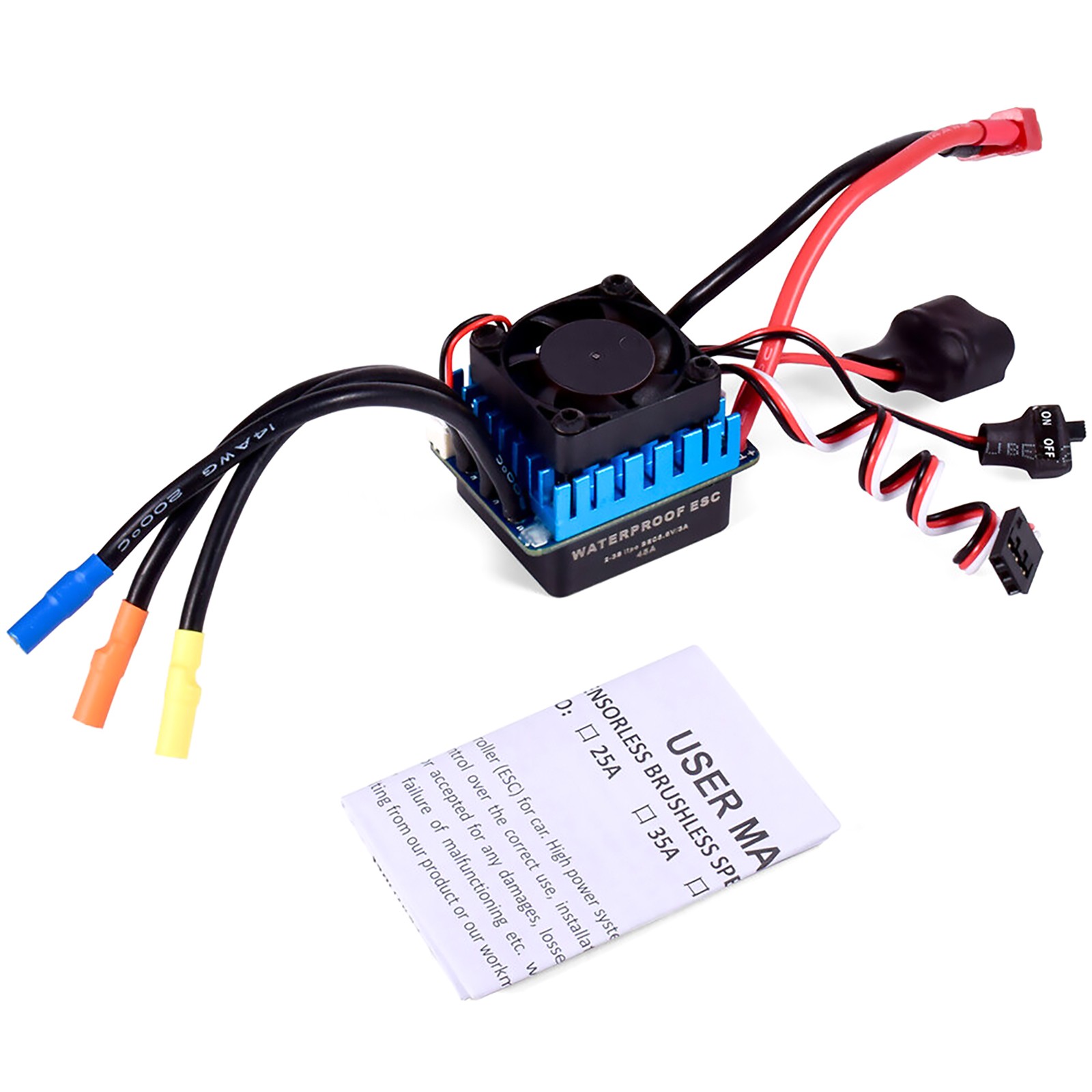 45A Brushless ESC Commponents For WLtoys 144010 124016 124019 1/12 RC Car