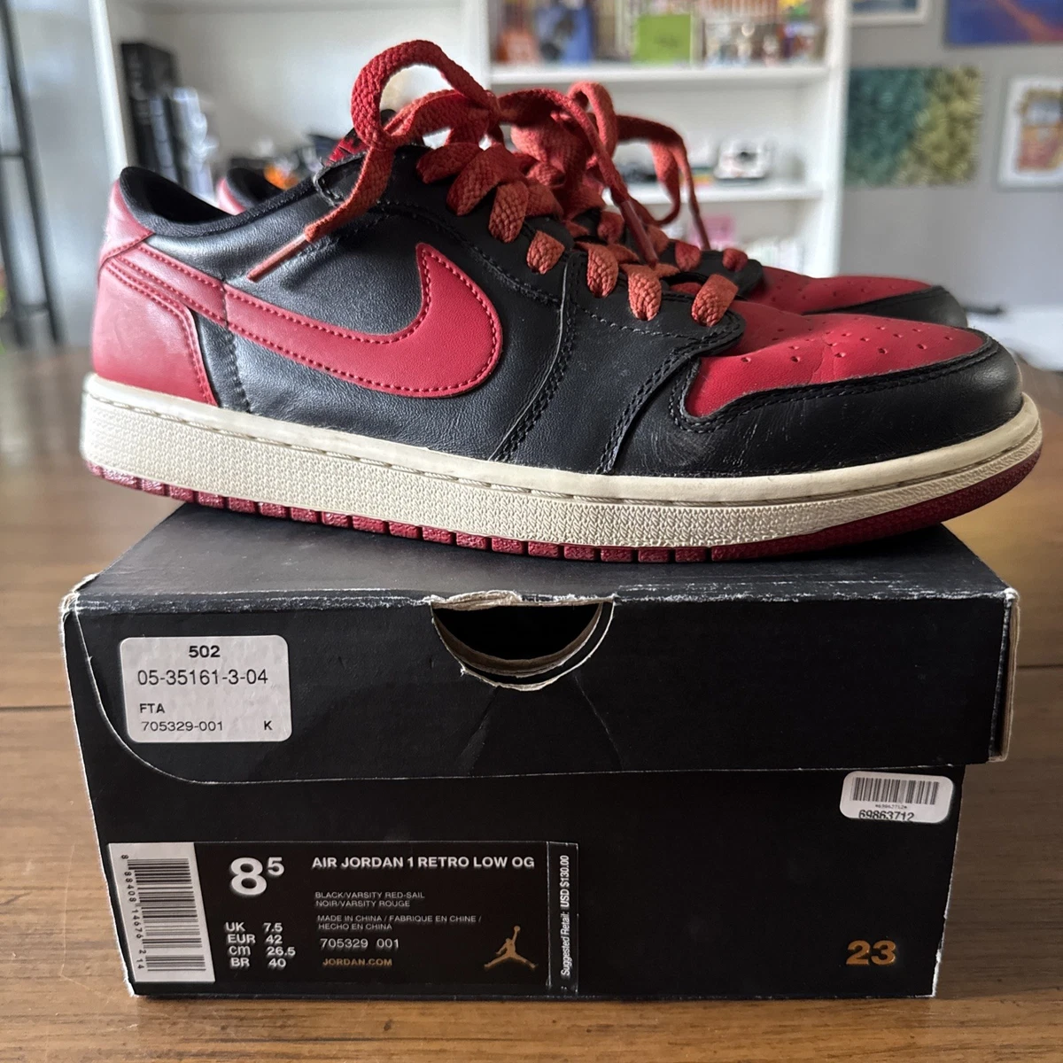 Jordan 1 Retro OG Low Bred | eBay