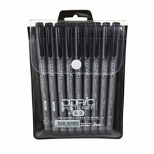 Copic Markers 9-Piece Multiliner Inking Pen Set B-2 Black MLB2 JAPAN IMPORT