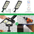 LED Solar Light Motion Sensor 3 Modes Flood Lamp Outdoor Street Wall Yard Garden — photo 4