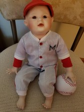 Yolanda Bello Picture Perfect Ashton Drake Porcelain Doll Michael Baseball
