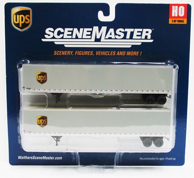 HO Scale Walthers 949-2459 UPS United Parcel Service w/Shield Logo 53' Trailer