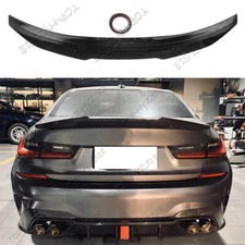 Gloss Black Rear Trunk Spoiler Wing PSM Style For BMW G20 330i G80 M3 2019-2023
