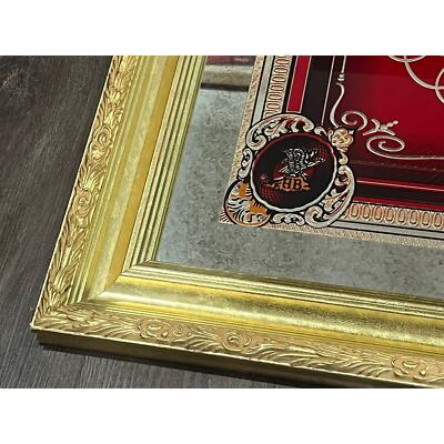 Budweiser ミラー Vintage 1995 Budweiser Deer And Pheasant Mirror 33 1/2 “ X 29 1/2