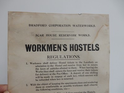 Narbenhaus Stausee 1922 großer Kartenausweis 