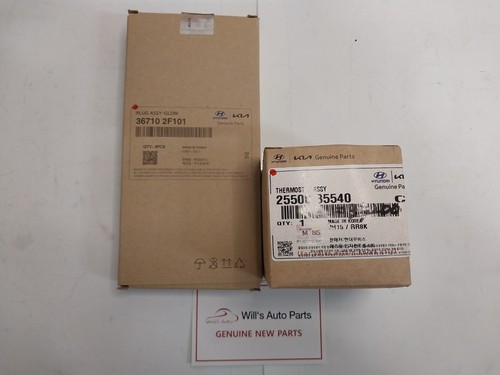 GENUINE NEW THERMOSTAT & PLUG SUITS KIA GRAND CARNIVAL 2006-2015 2.2L DIESEL - Picture 3 of 4