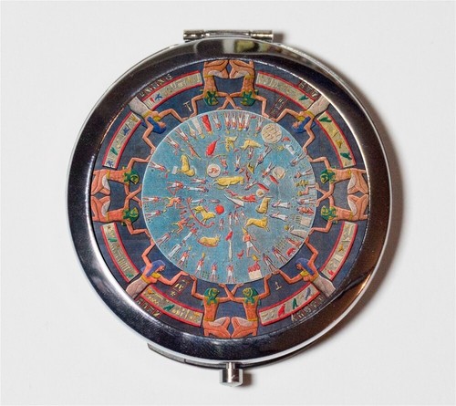 Ägyptischer Sternzeichen Ägypten Kompaktspiegel Make Up Taschenspiegel für Kosmetik