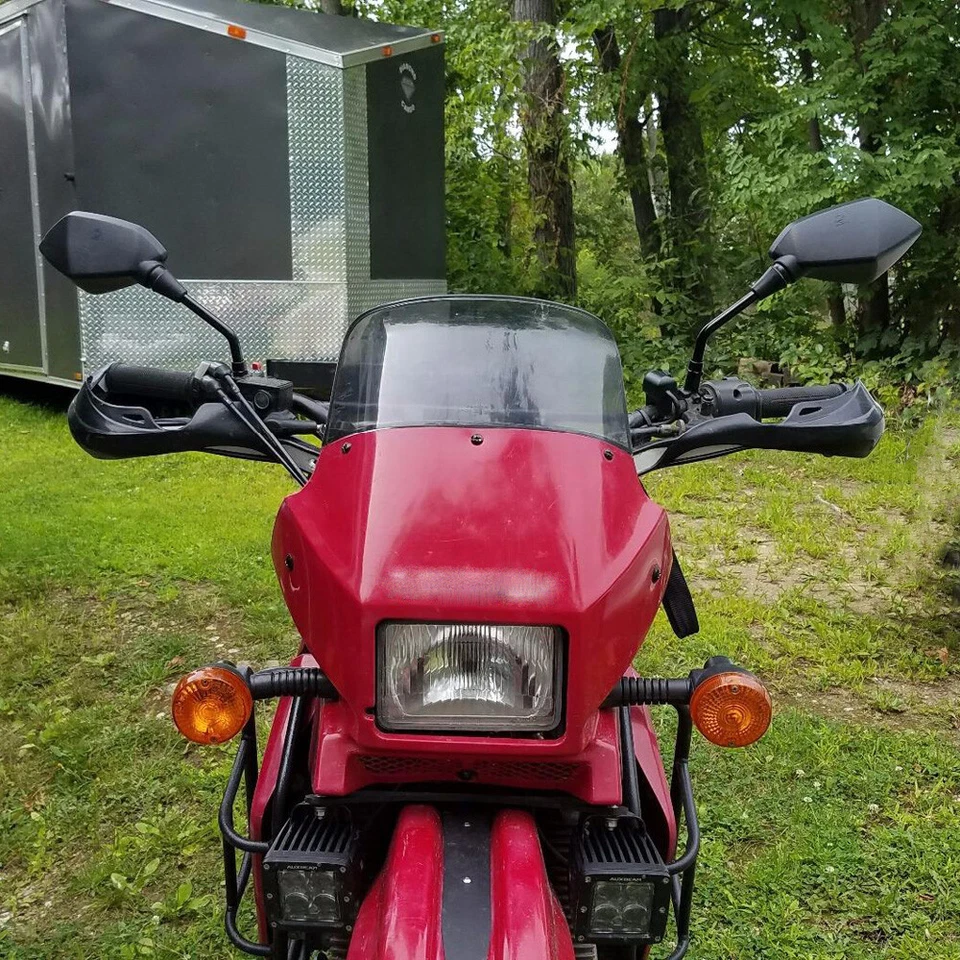 Espejos retrovisores todo terreno negros para motocicleta Honda CRF250X CRF250R CRF450X EE. UU. Foto 2 de 4