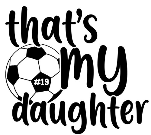 Custom Soccer That’s My Son Boy Daughter Grandson Decal Sticker - Picture 2 of 12