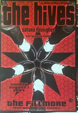 The Hives at the Fillmore, San Francisco. 2004 Poster by Chris Shaw 1st