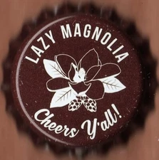 USA Plastic Lined Beer Crown Bottle Cap: Lazy Magnolia Brewing