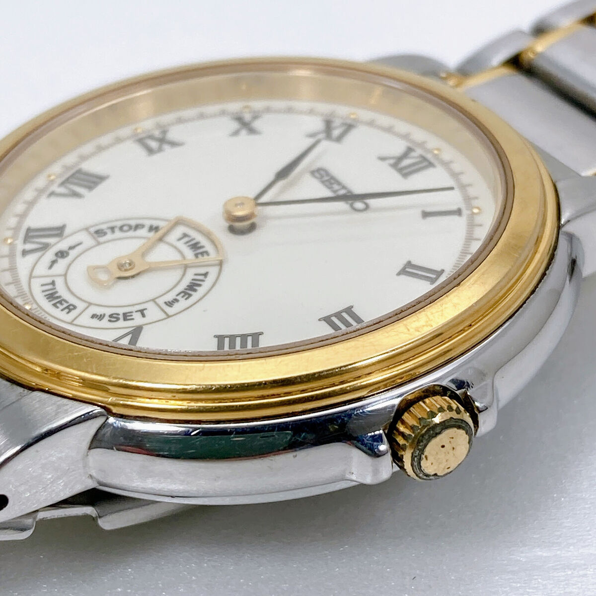 SEIKO Business Timing Alarm Chronograph Vintage Gold tone SEIKO Business Timing Alarm Chronograph Vintage Gold tone