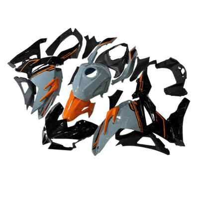 Bodywork Fairing Kit For Kawasaki Ninja 500 2024 2025 ABS Fairings Grey Orange