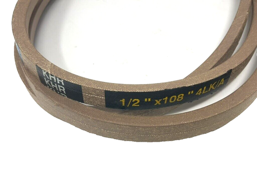 New KHR 4LK/A 1/2" x 108" Lawn Mower Tractor Belt - Picture 2 of 4