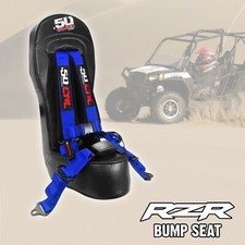 RZR Bump Seat Blue Harness Black Hardware Aut...
