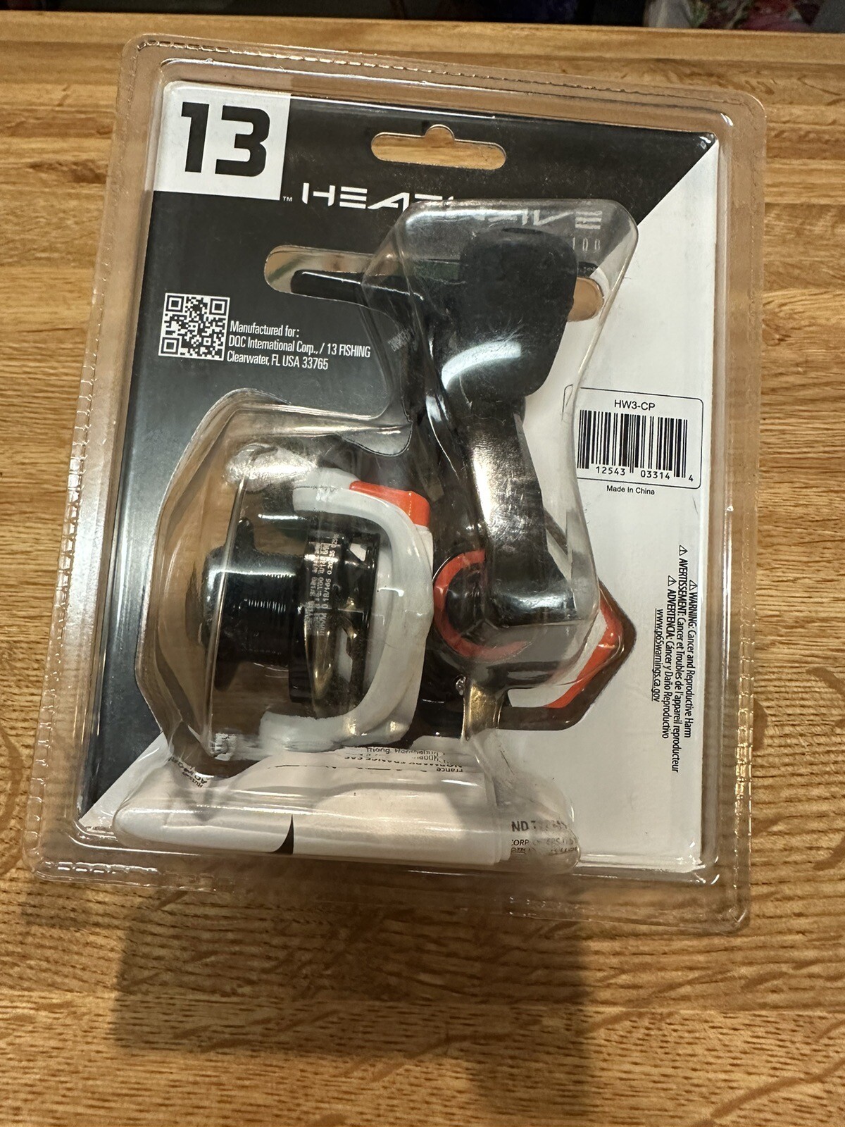 13 Fishing Heatwave Spinning Reel Ice Fishing New 2