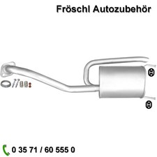 für Honda Jazz III 1,2 1,3 1,4 Hybrid Endtopf Auspuffanlage mit Anbausatz a*