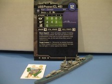 Axis Allies War at Sea SURFACE ACTION USS Phoenix CL 46 19/40 with card