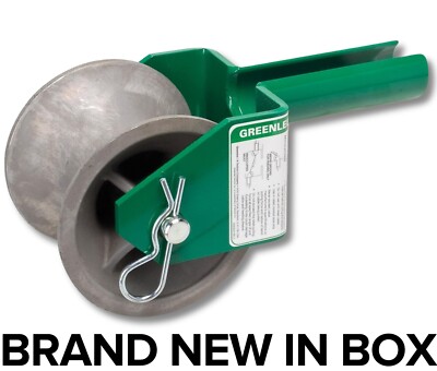 GREENLEE 441-2 Feeding Sheave for 2'' Conduit Cable Puller Accessory 50301837 NEW