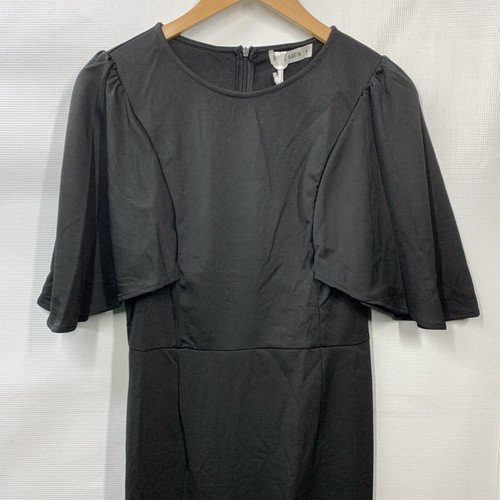GRACE KARIN Women's Party Casual Guest Dress Short Flared Sleeves Black Medium - Picture 2 of 9