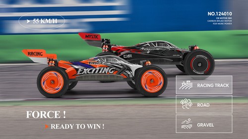 WLtoys XK 124010 1/12 RC Car Rennwagen 55km/h 2,4G 4WD Drift Car RTR Buggy Truck - Picture 17 of 28