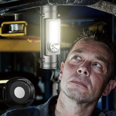 COB LED Headlamp USB Rechargeable Flashlight Mini Headlight head light R9Z5