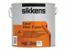 Image of Sikkens Cetol Filter 7 Plus Translucent Woodstain Dark Oak 2.5 Litre SIKCF7PDO25