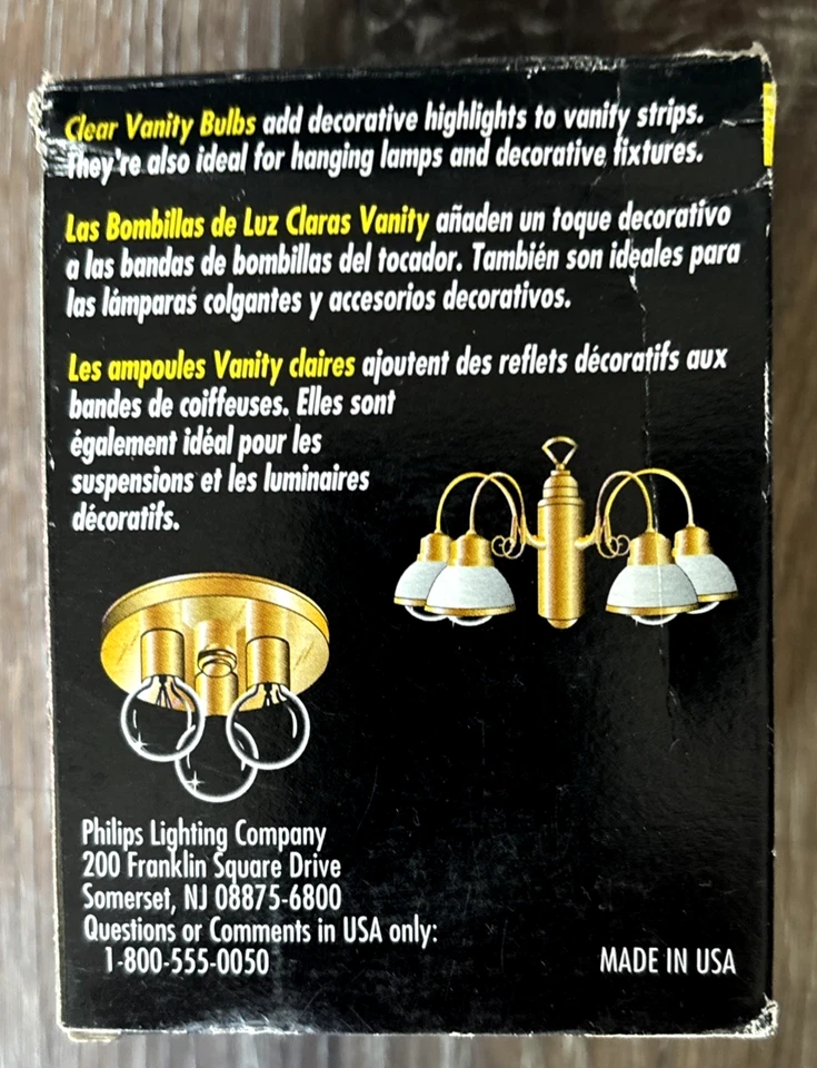 Philips 40 watts light bulb- vanity soft white-medium base-G25 40W Phillips - Image 2 of 4