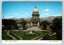Vintage Postcard Idaho Souvenir State Capitol Boise 