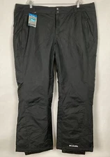 Columbia NWT Womens Modern Mountain 2.0 Ski Snow Pants 3XL Black Waterproof New