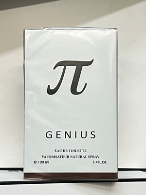 PI Genius Eau De  Toilette Natural Spray - Vaporisateur, 3.4 fl oz 100ml - Men π