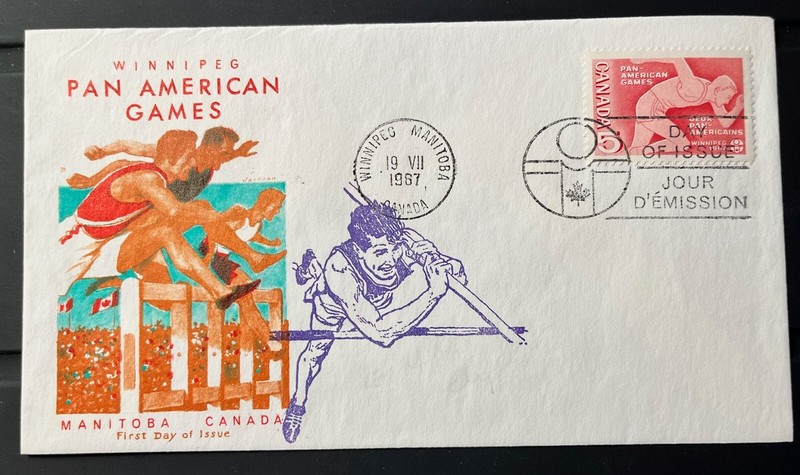 Canada FDC #472  Pan American Games 1967