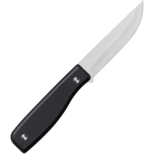 Marttiini MFT Fixed Knife 4" Stainless Steel Full Tang Blade Black G10 Handle