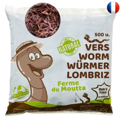 FERME DU MOUTTA Vers de compost / Lombric pour lombricomposteur - Direct Ferme