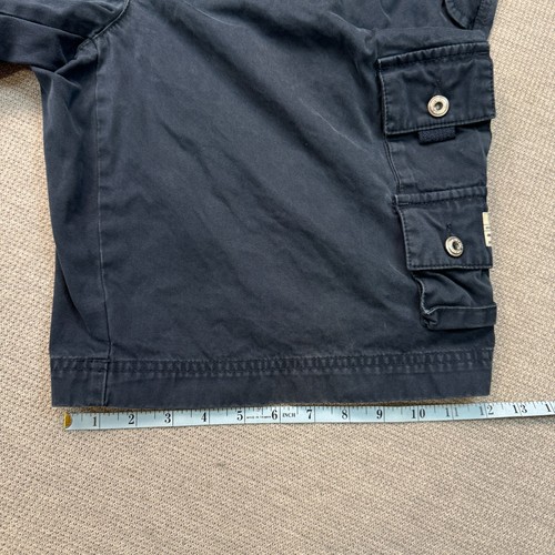 Tommy Hilfiger pantaloncino uomo blu navy tasche cargo vita media piatto davanti taglia 34 - Foto 14 di 14