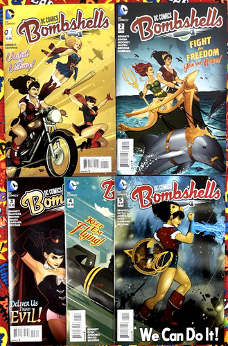 DC Comics Bombshells #1-5 Lot of 5 DC Comics 2015