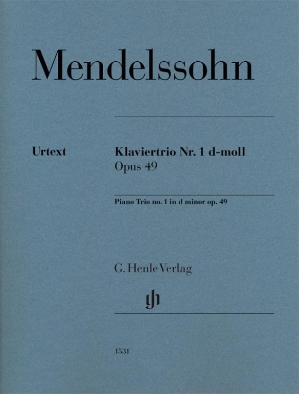 Thumbnail - Mendelssohn Bartholdy, Felix - Klaviertrio Nr. 1 D-moll Op. 49