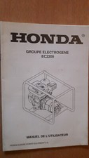 Honda EC2200 - groupe électrogène : notice d'utilisation et d'entretien