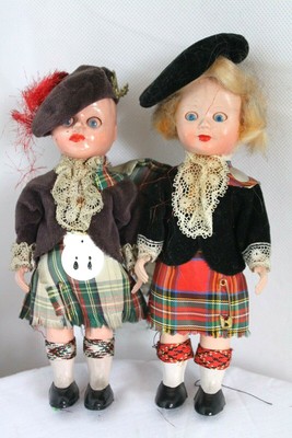 vintage scottish dolls