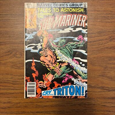 Marvel Comics Tales to Astonish starring Sub Mariner #2 (Jan 1980)