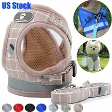 Mesh Padded Soft Puppy Pet Dog Harness Breathable Comfortable Many Colors S M L