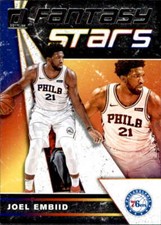2019-20 Donruss Fantasy Stars #5 Joel Embiid Philadelphia 76ers Basketball Card