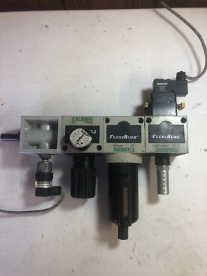 Numatics Filter Regulator Assembly - S32E-66BKMP Valve, F32BG06M Filter, P32RG06